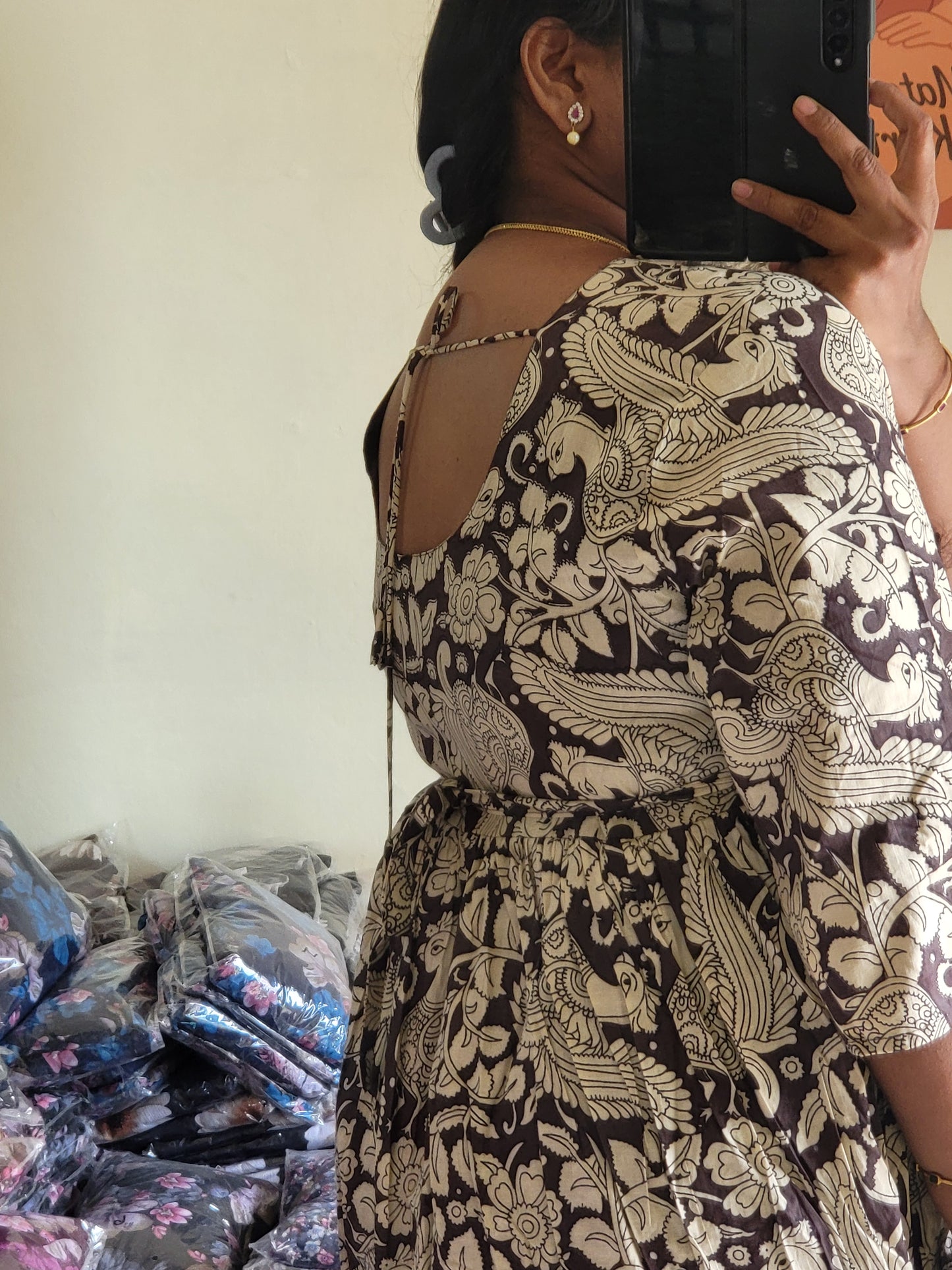 Full lining cotton Anarkali feeding