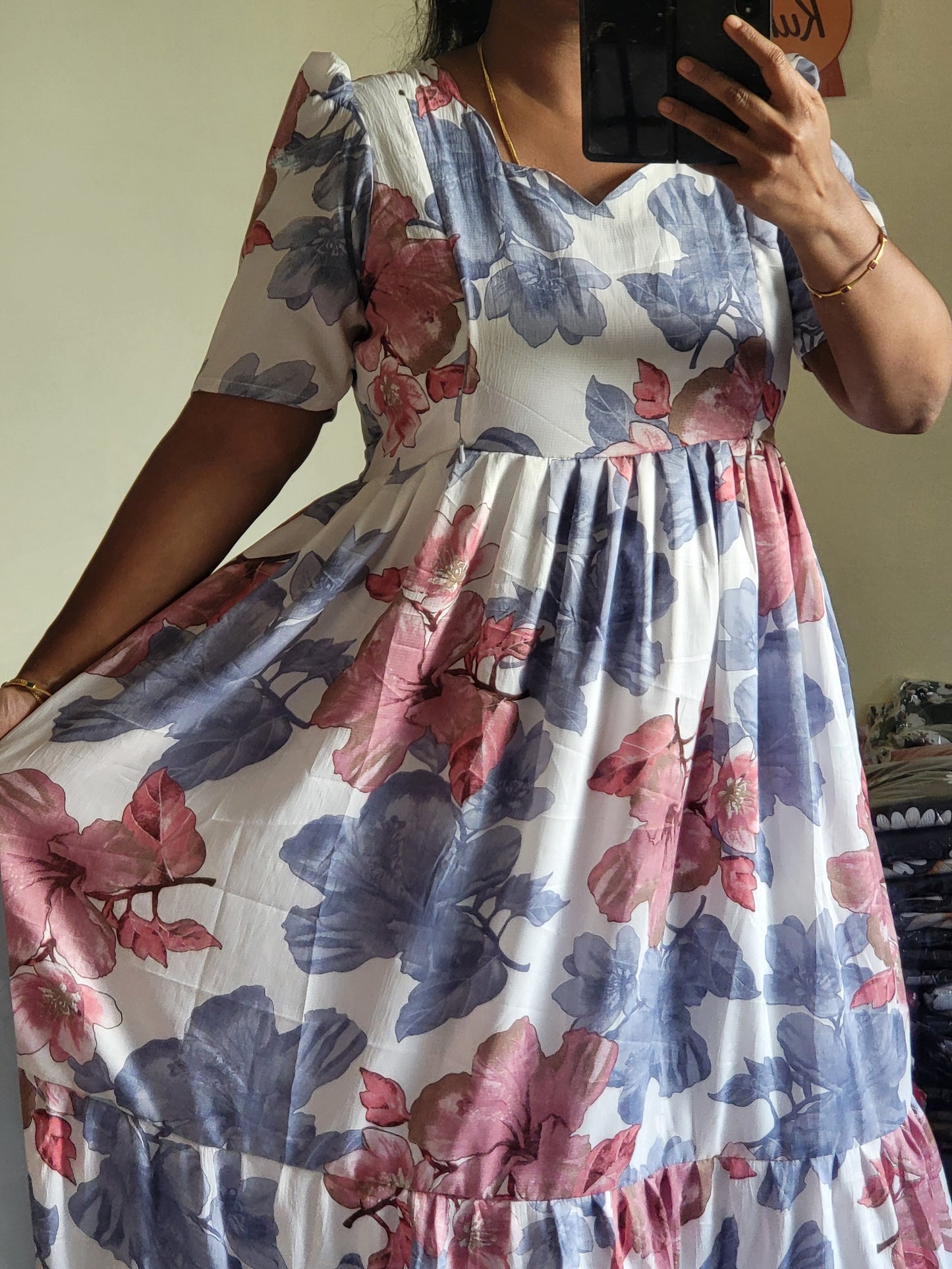 Deltacrepe feeding kurtis