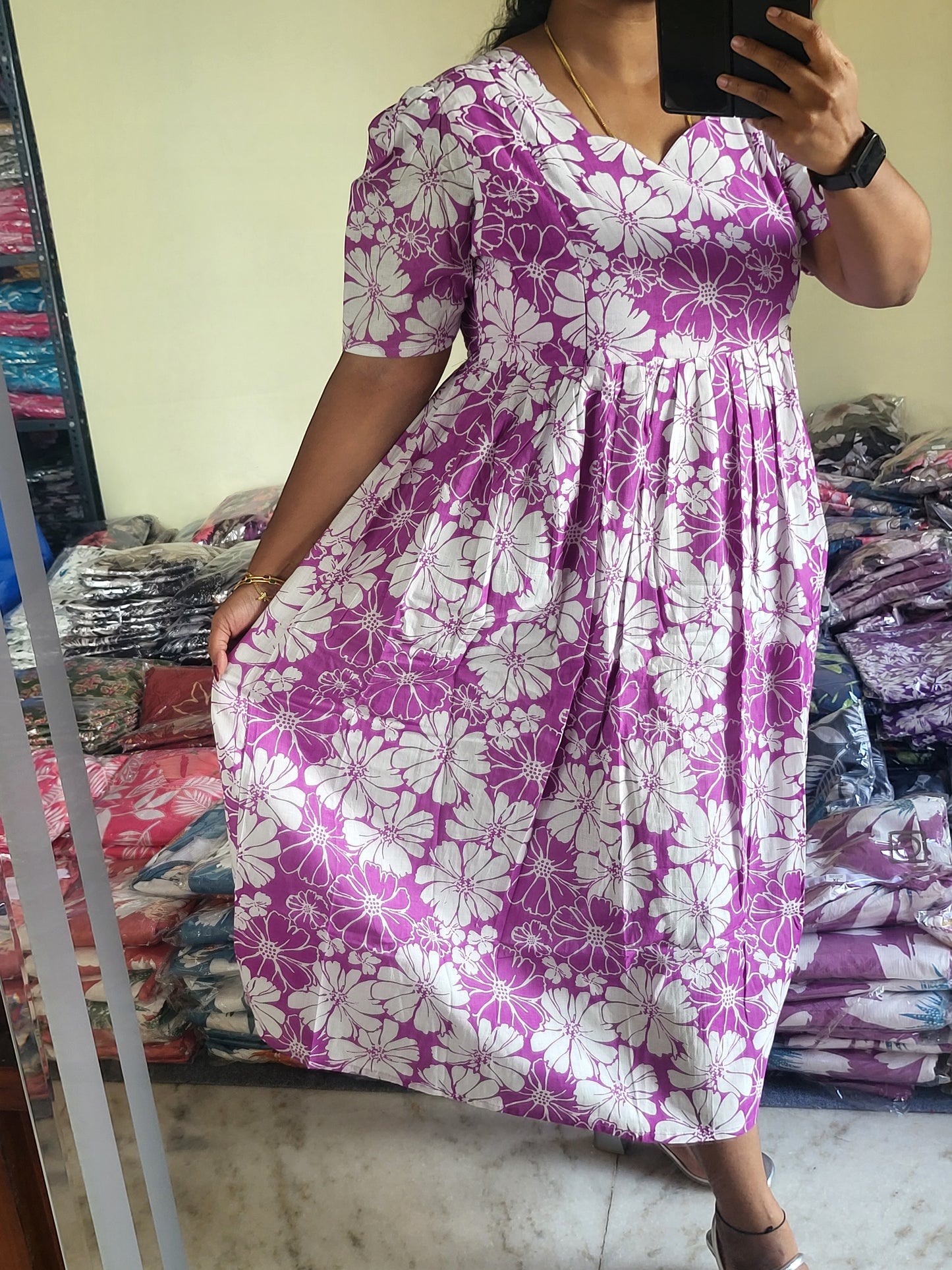 Pure cotton feeding kurtis