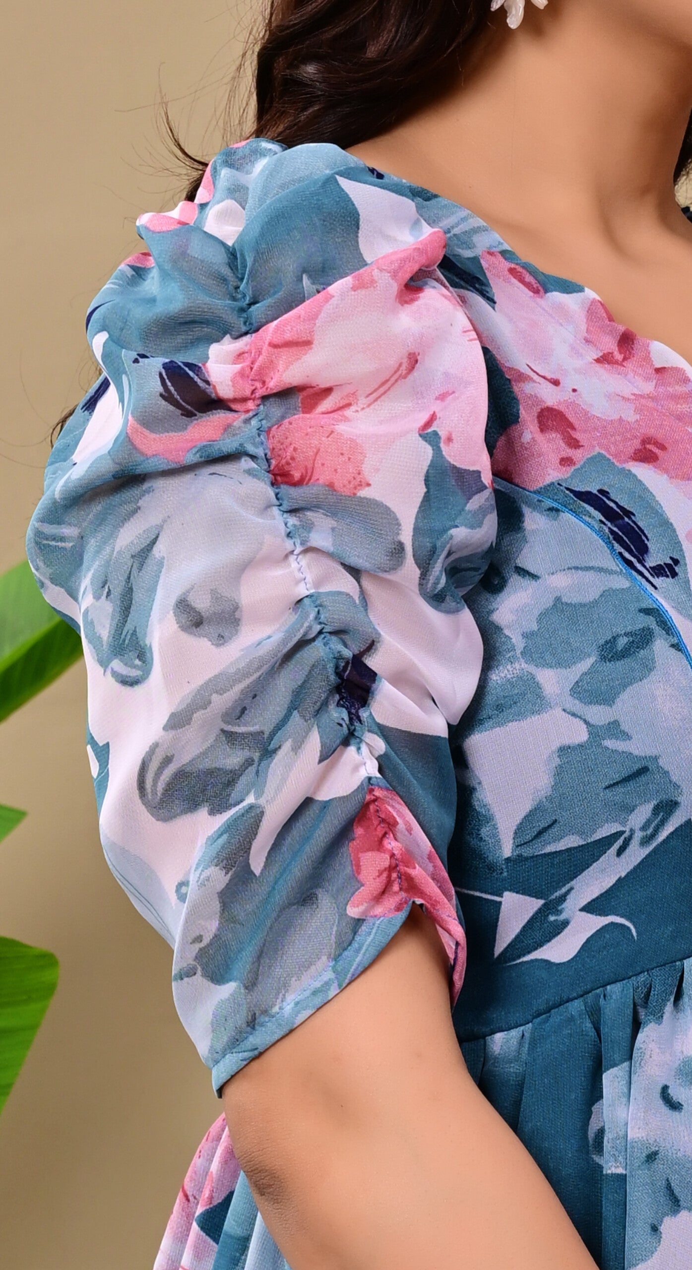 GORGETTE FEEDING KURTIS