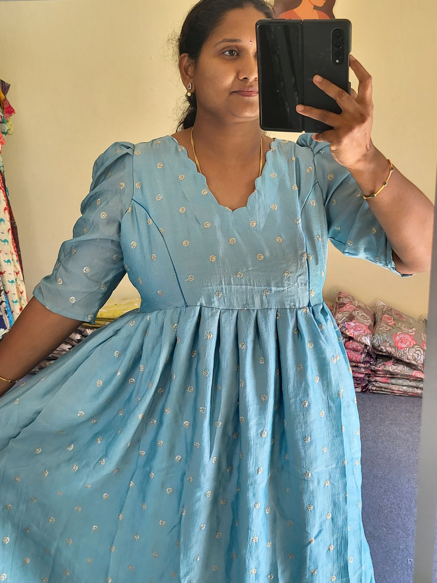 Partywear 1pc in feeding