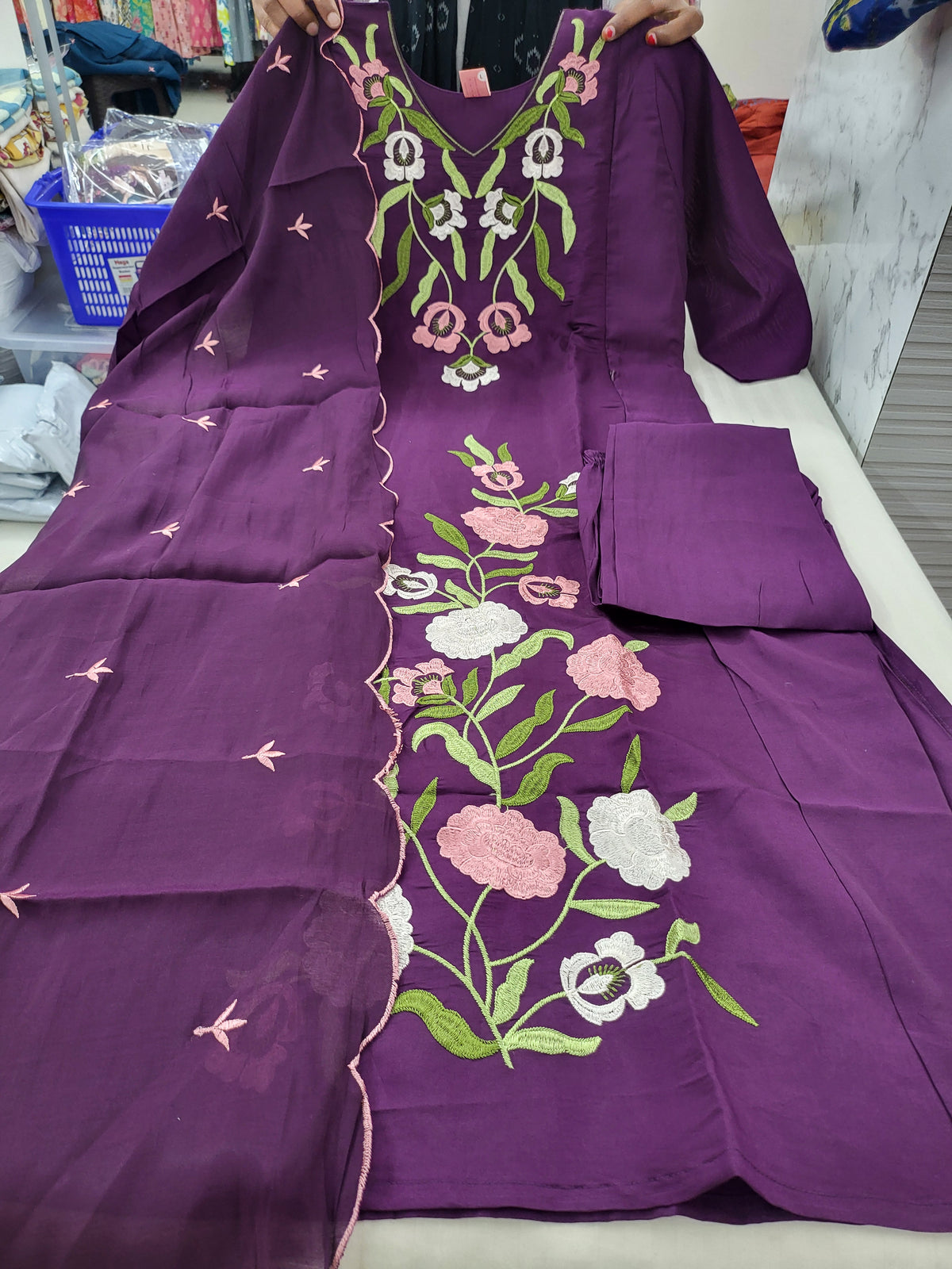 Feeding Aline 3pc sets in wineclr