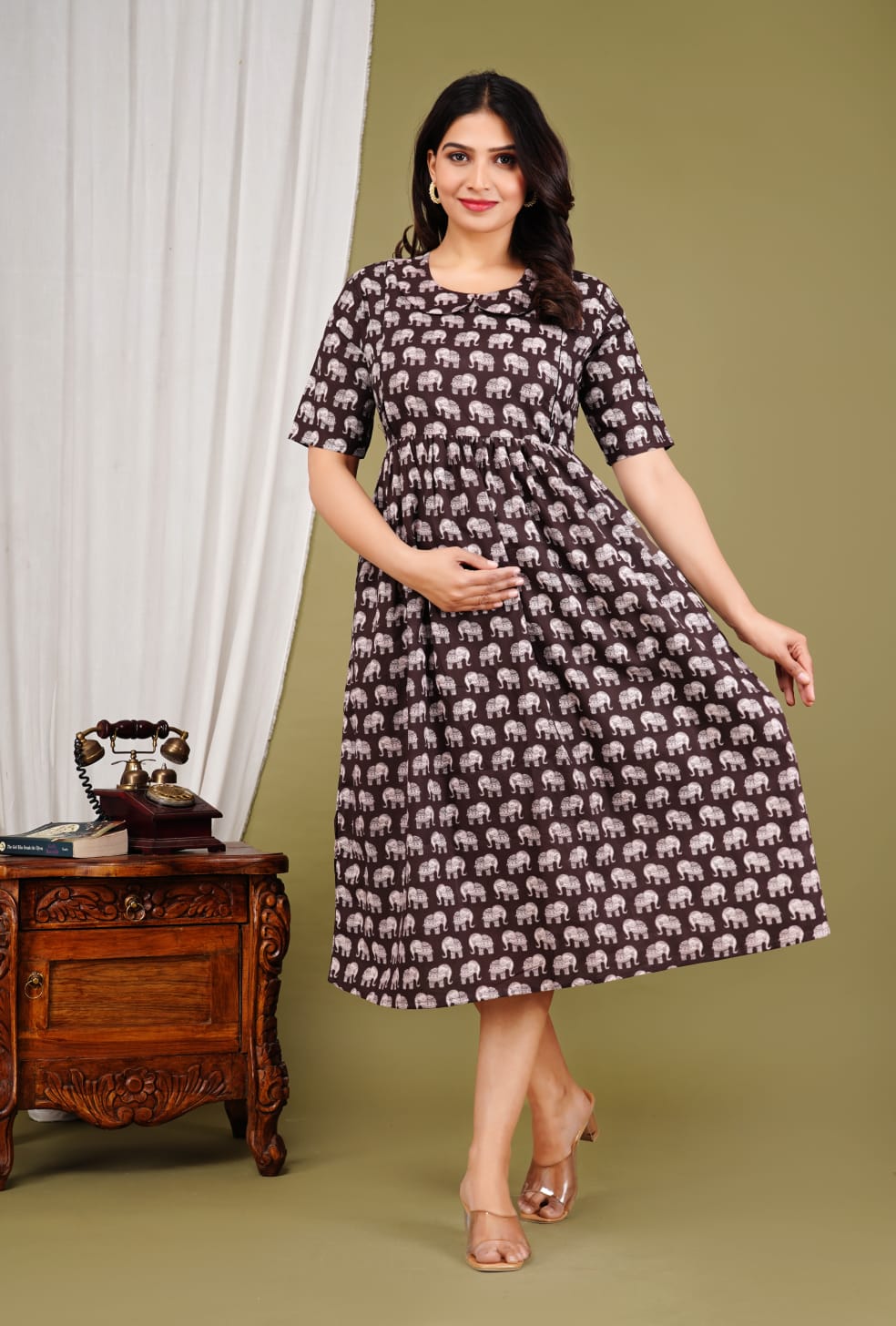 Pure cotton feeding Anarkali