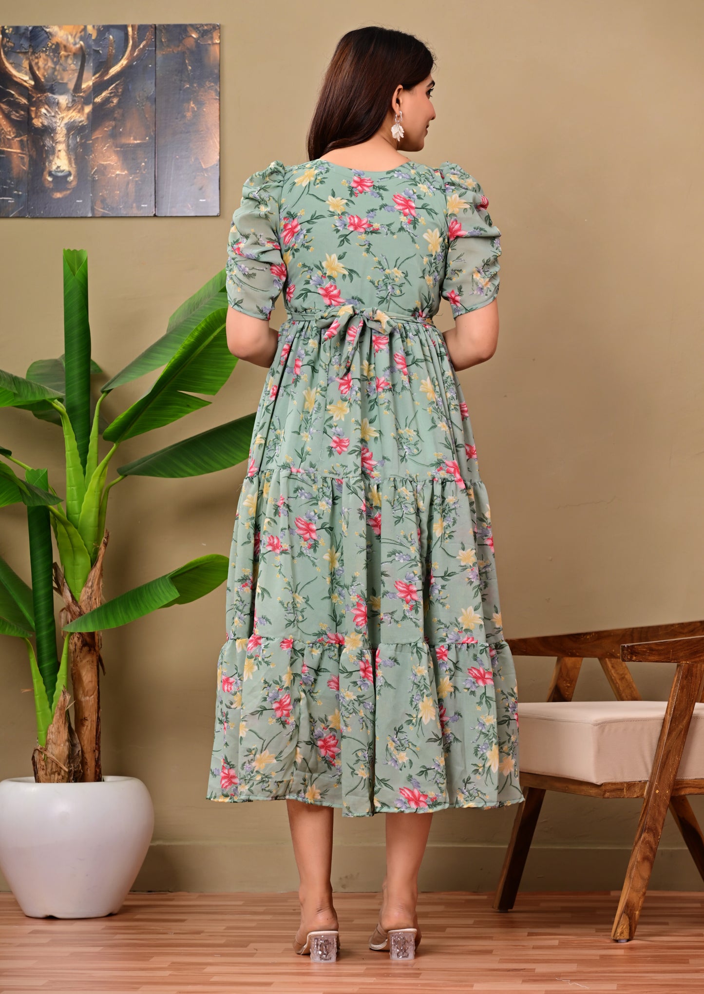 GORGETTE FEEDING KURTIS