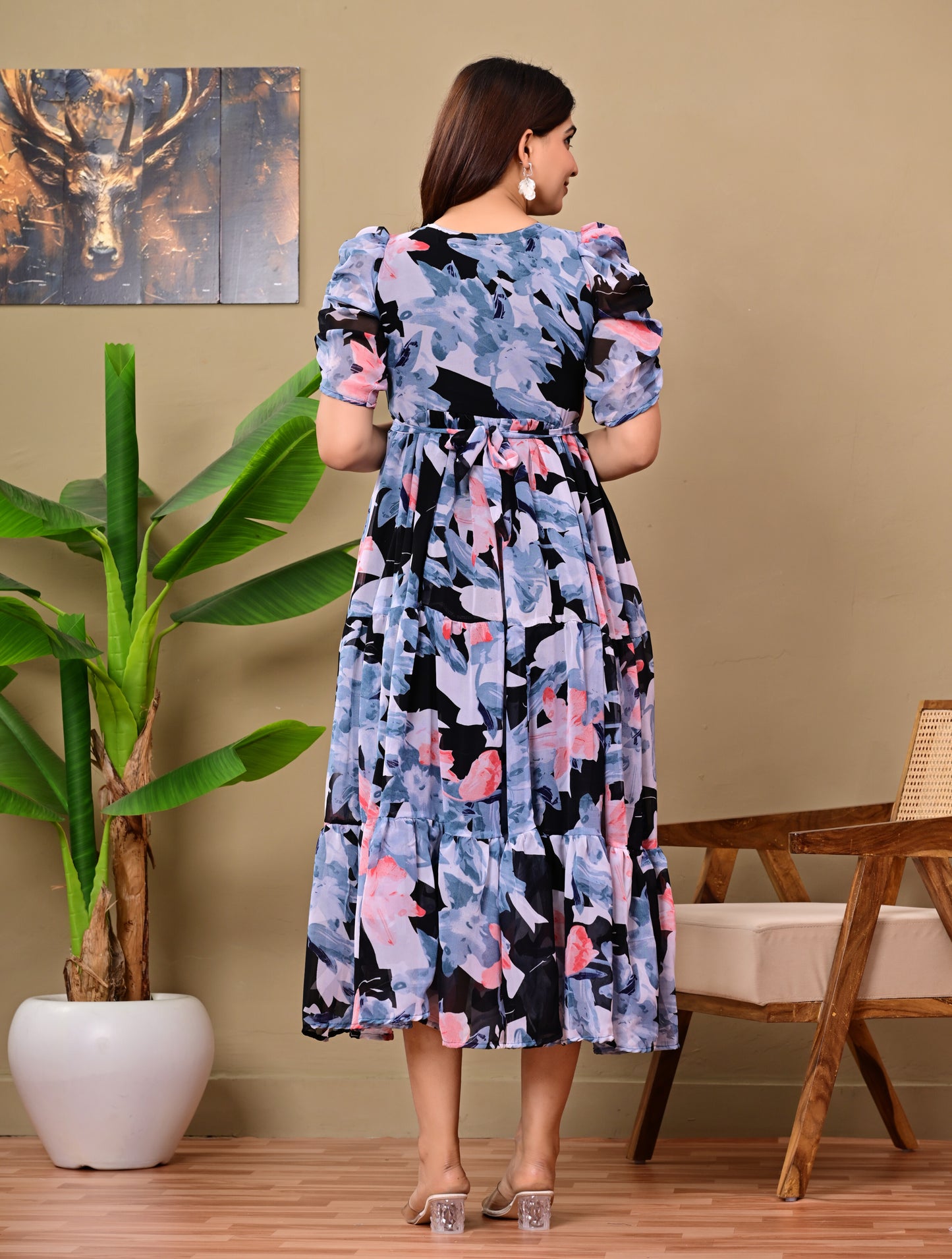 GORGETTE FEEDING KURTIS