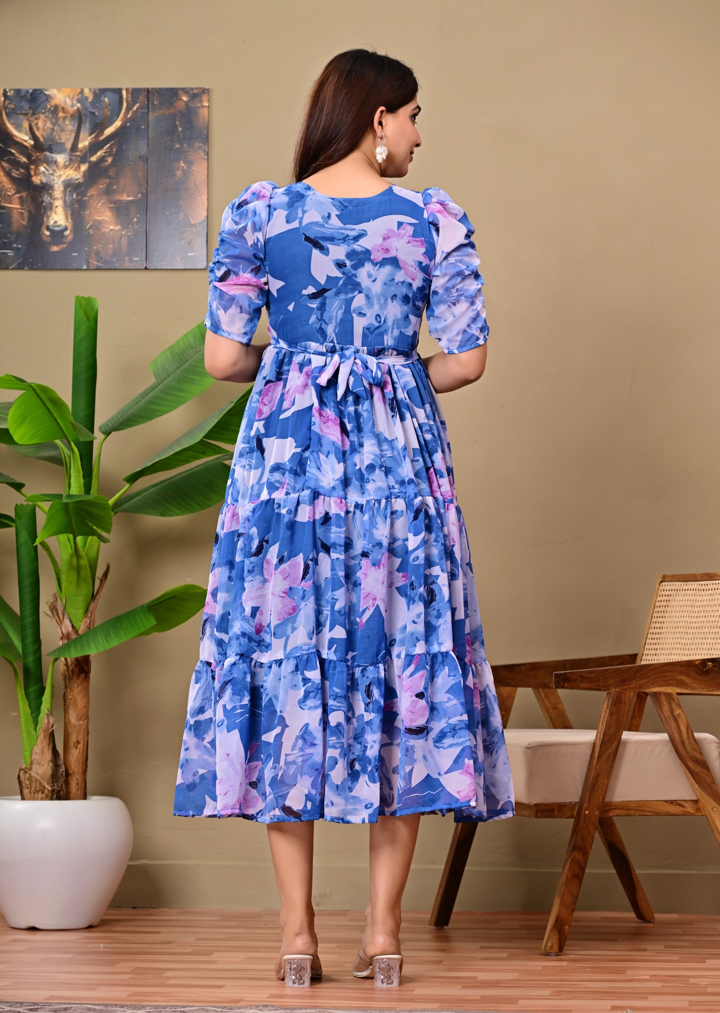 GORGETTE FEEDING KURTIS