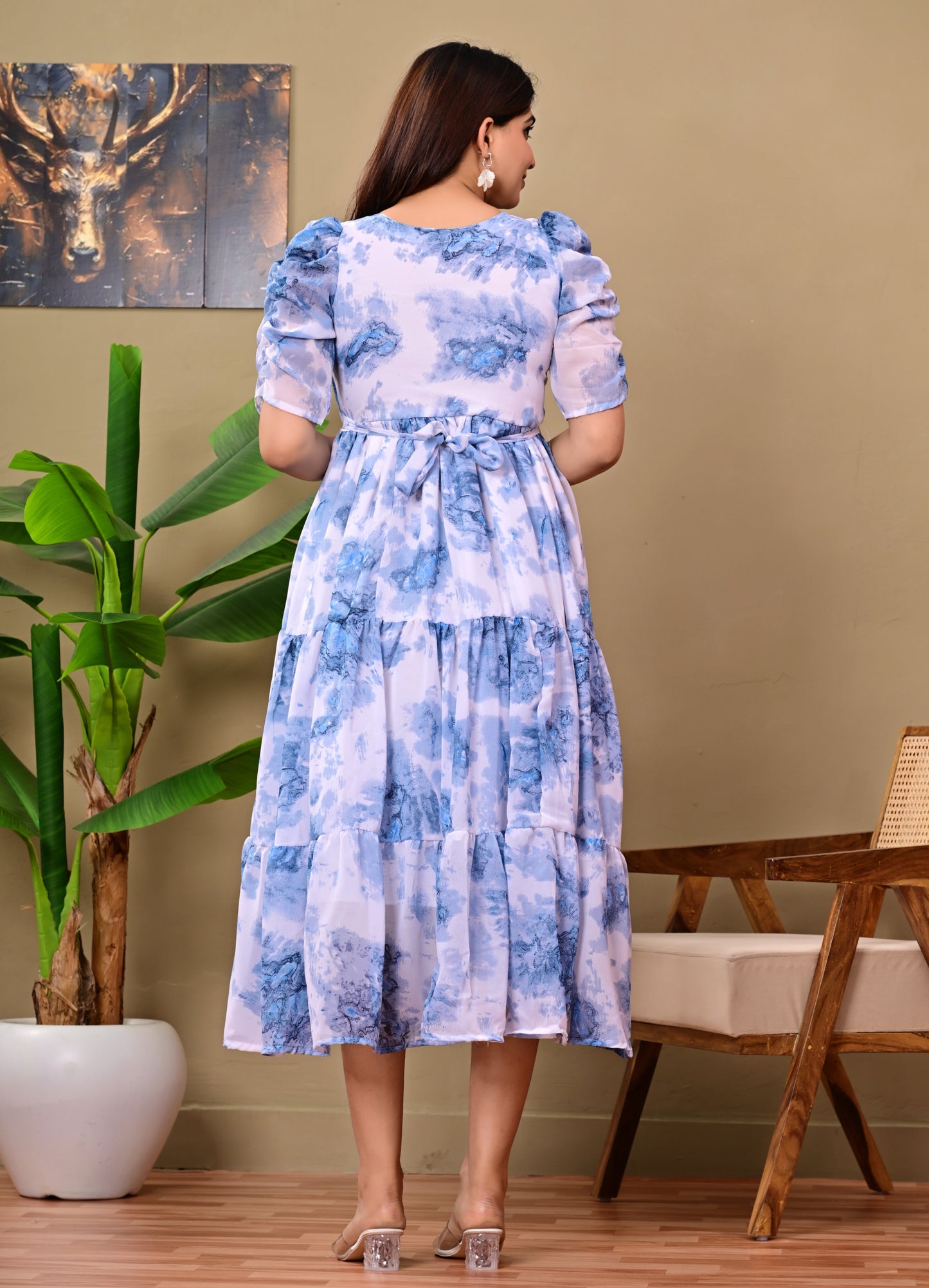 GORGETTE FEEDING KURTIS