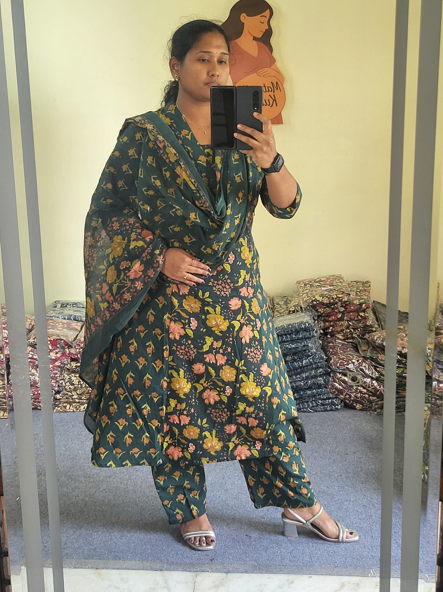 3Pc sets Feeding in A line Pattern