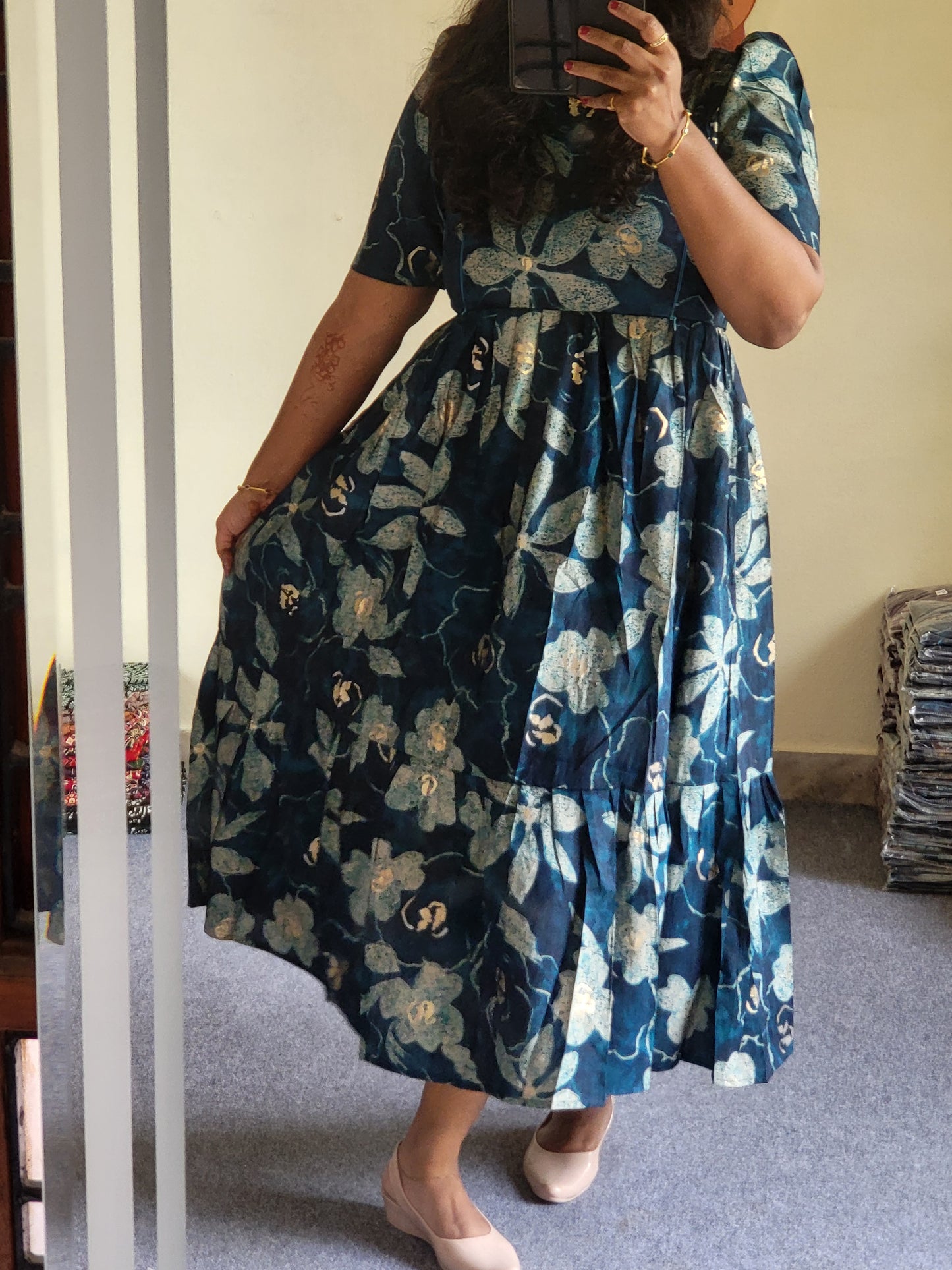 Modal chanderi feeding dresses