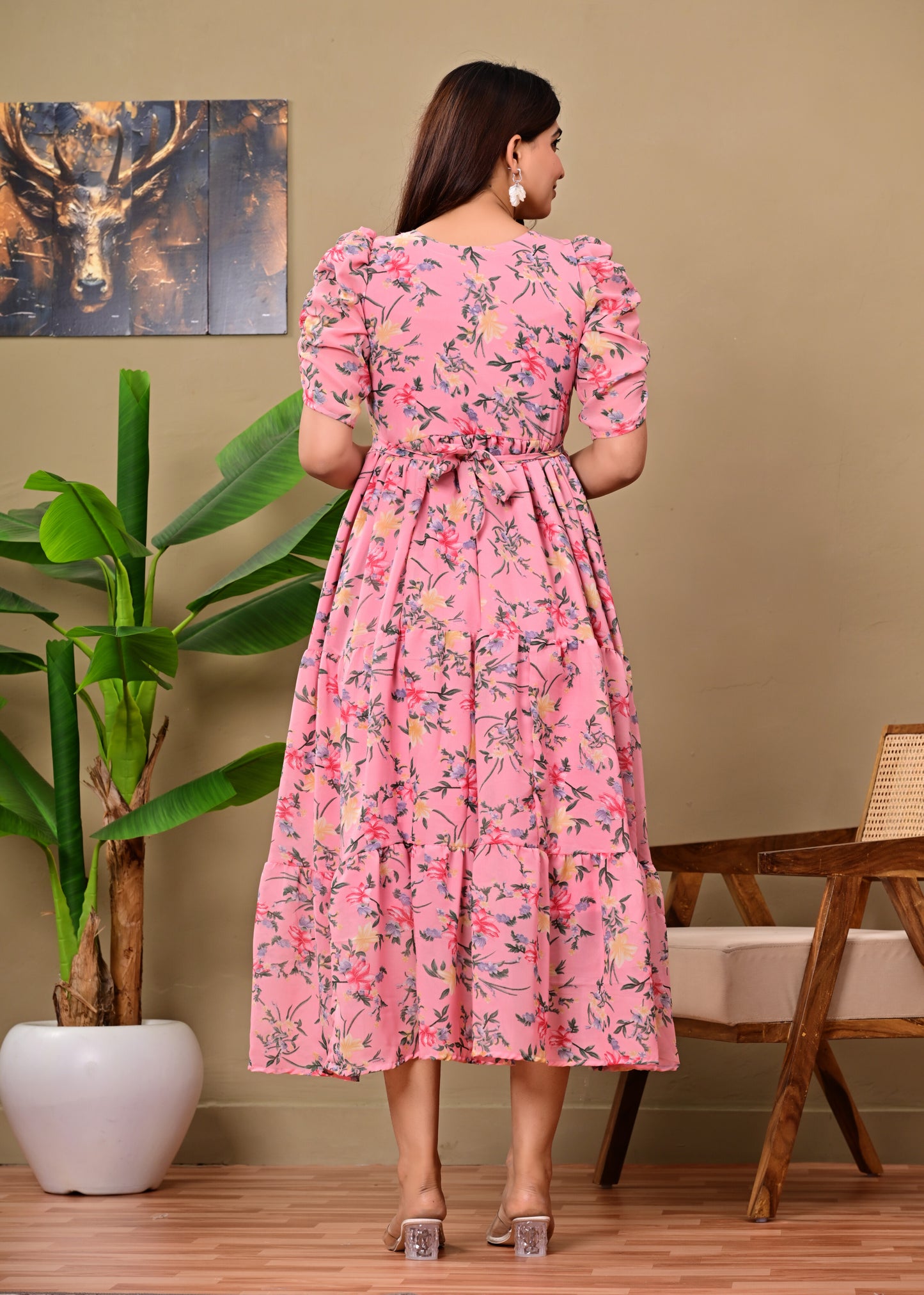 GORGETTE FEEDING KURTIS