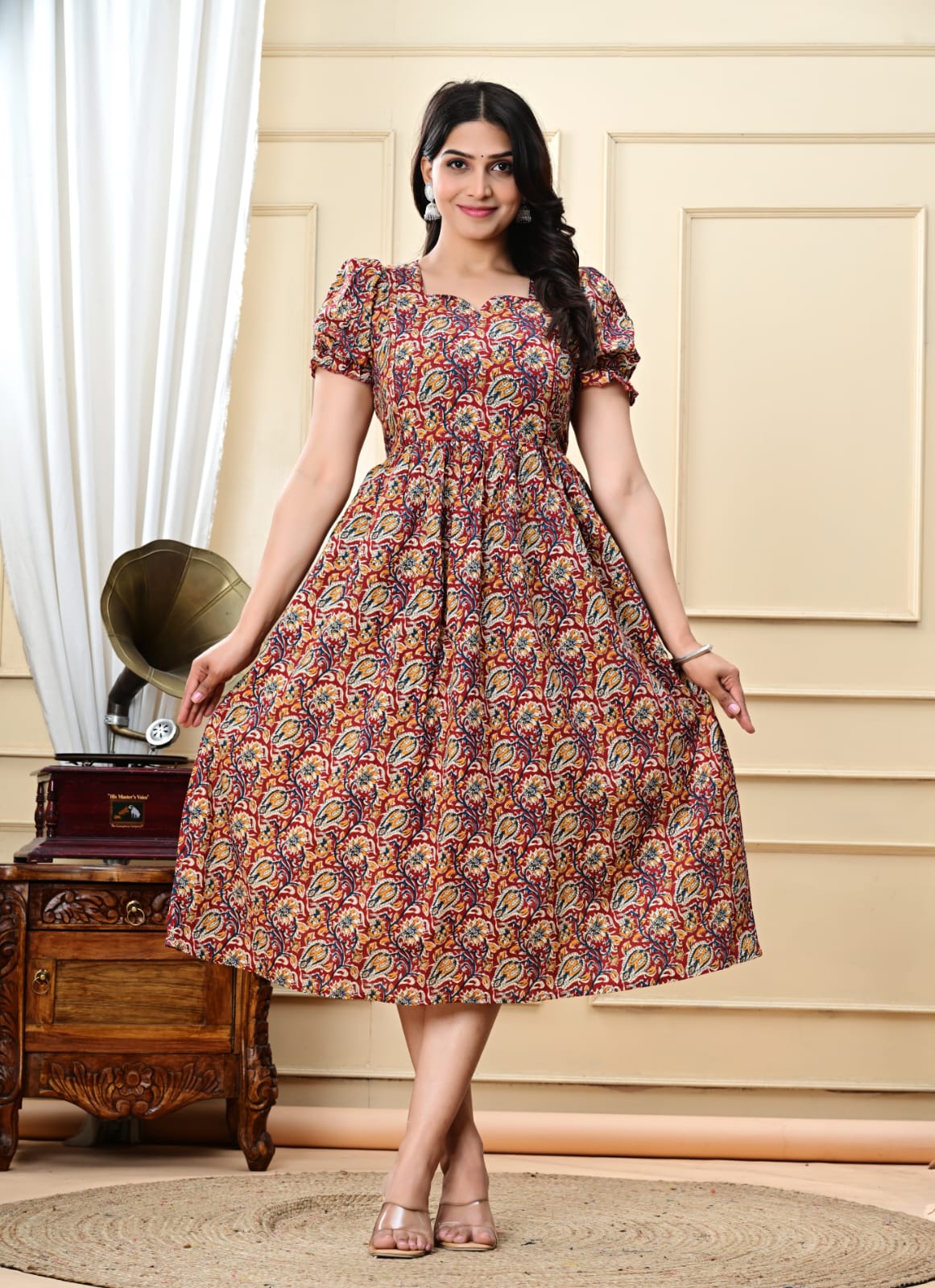Pure cotton feeding Anarkali Kurtis