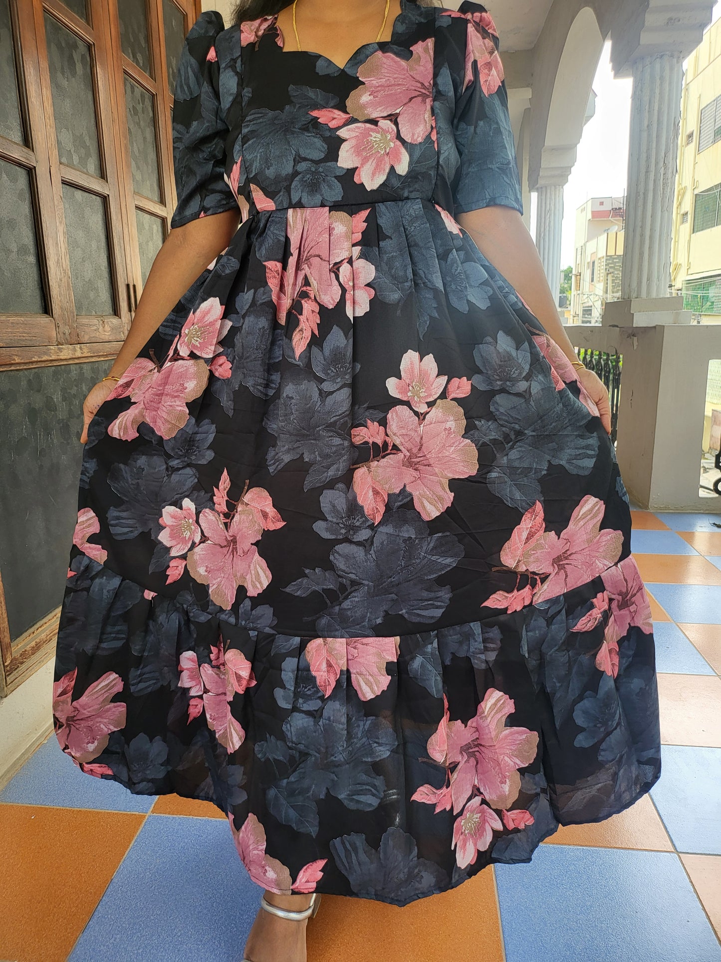 Deltacrepe feeding kurtis