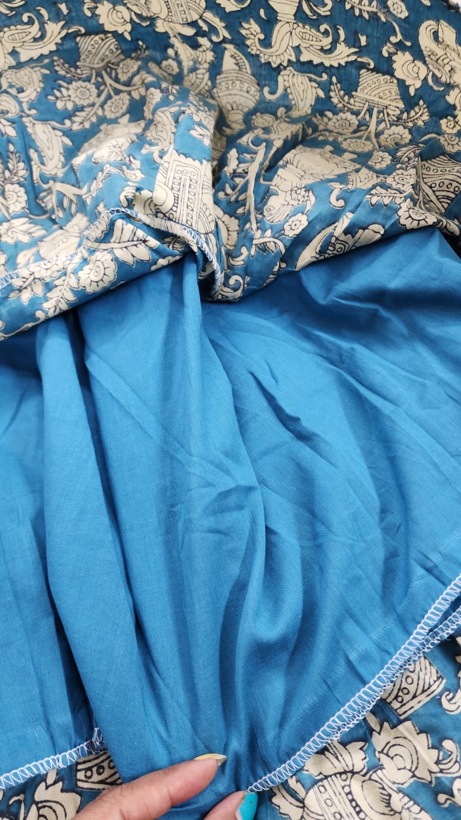 Kalamkaari print feeding kurtis