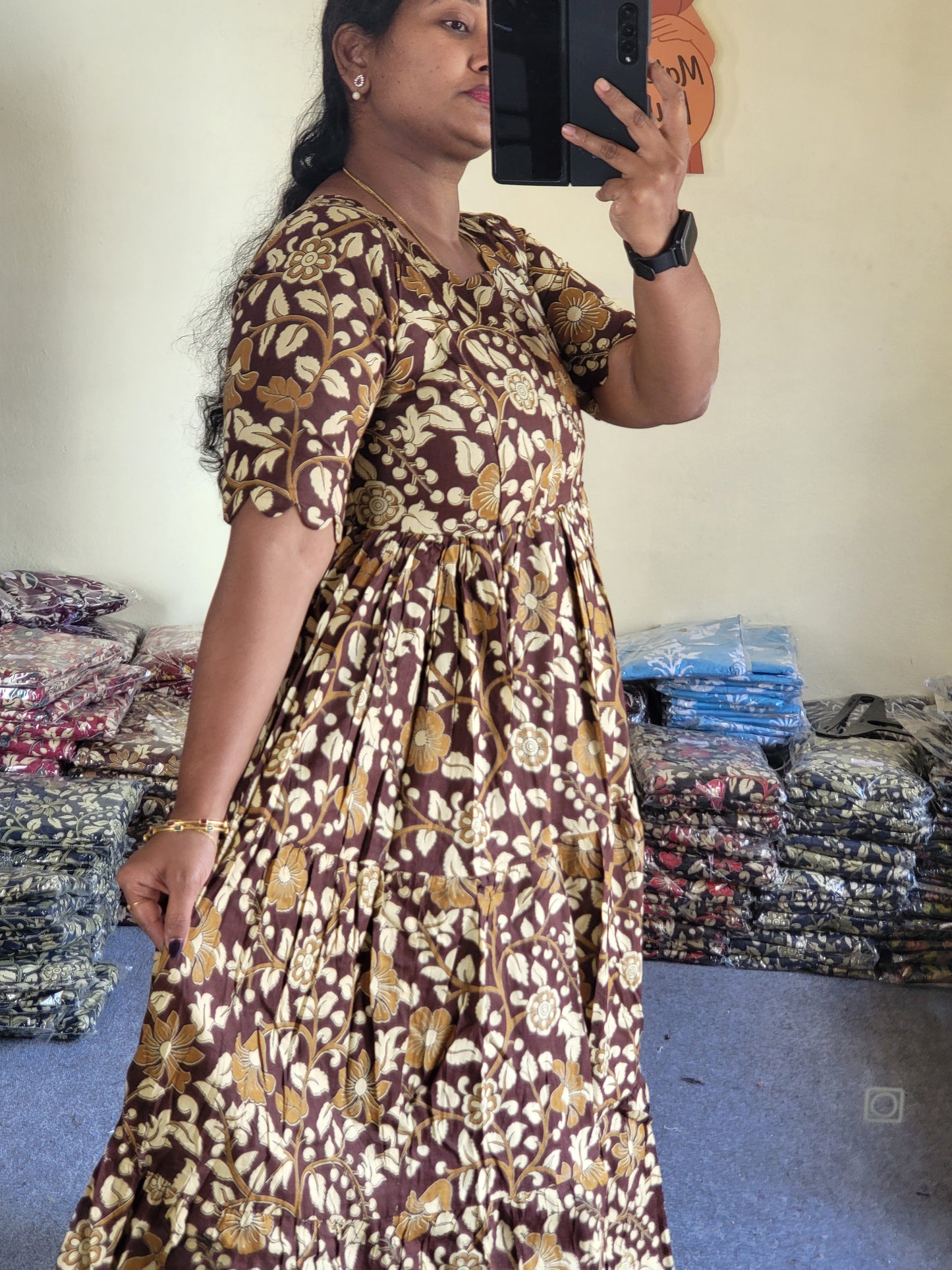 Kalamkaari feeding kurtis