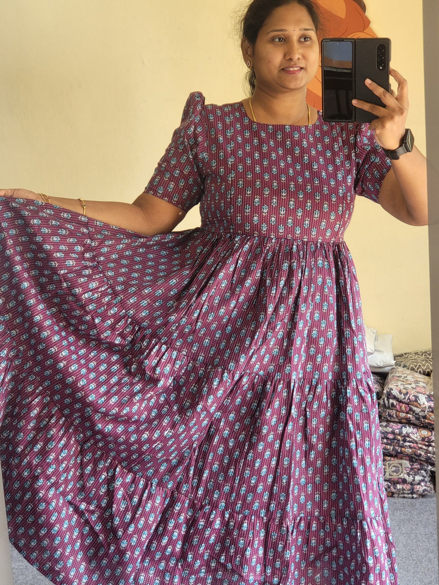 Kathawork feeding kurtis