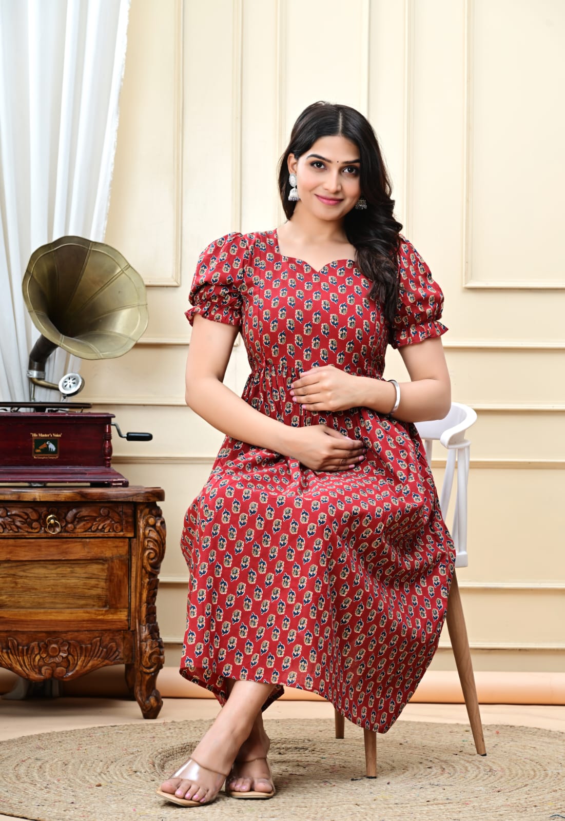 Pure cotton feeding Anarkali