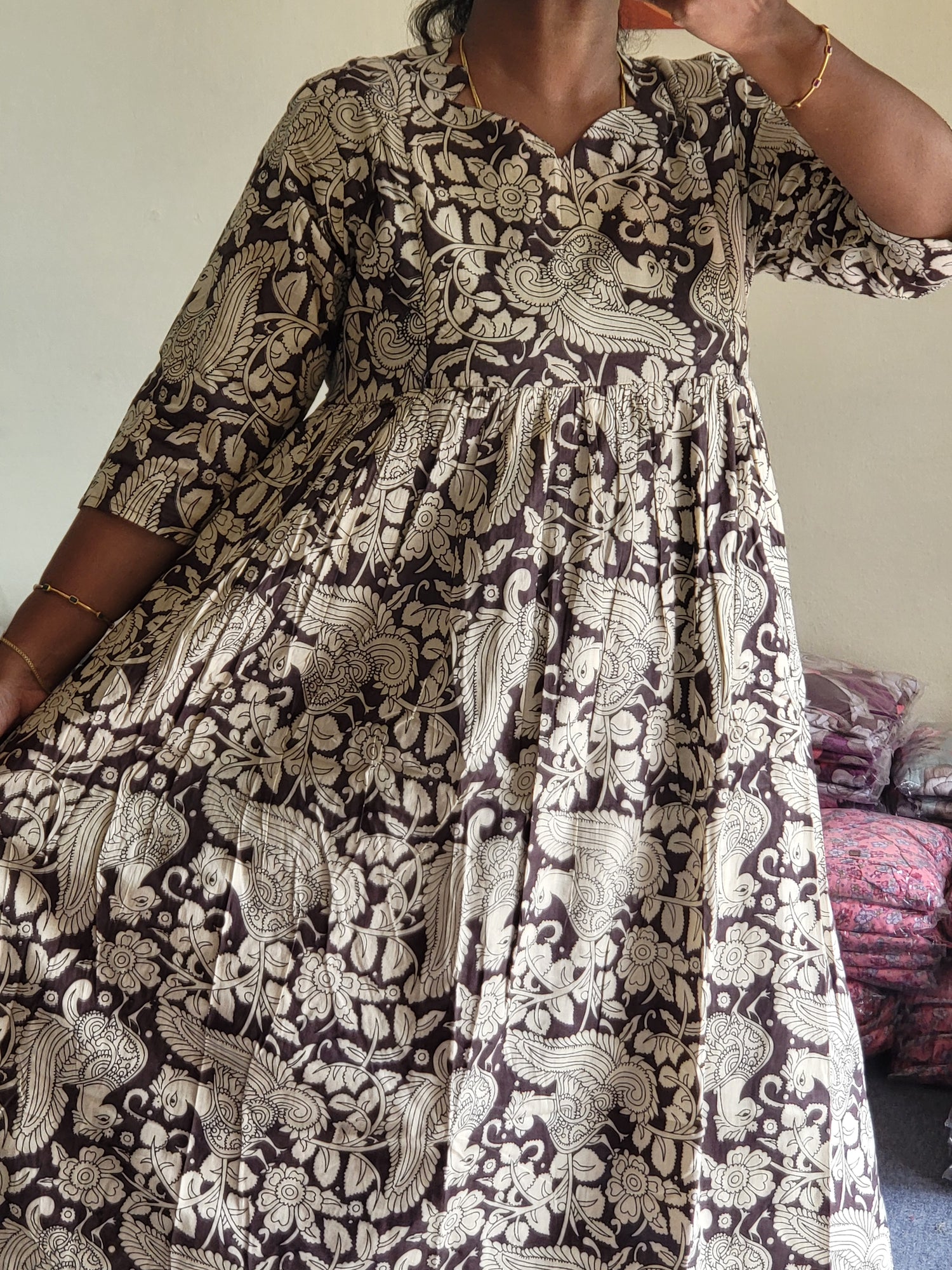 Full lining cotton Anarkali