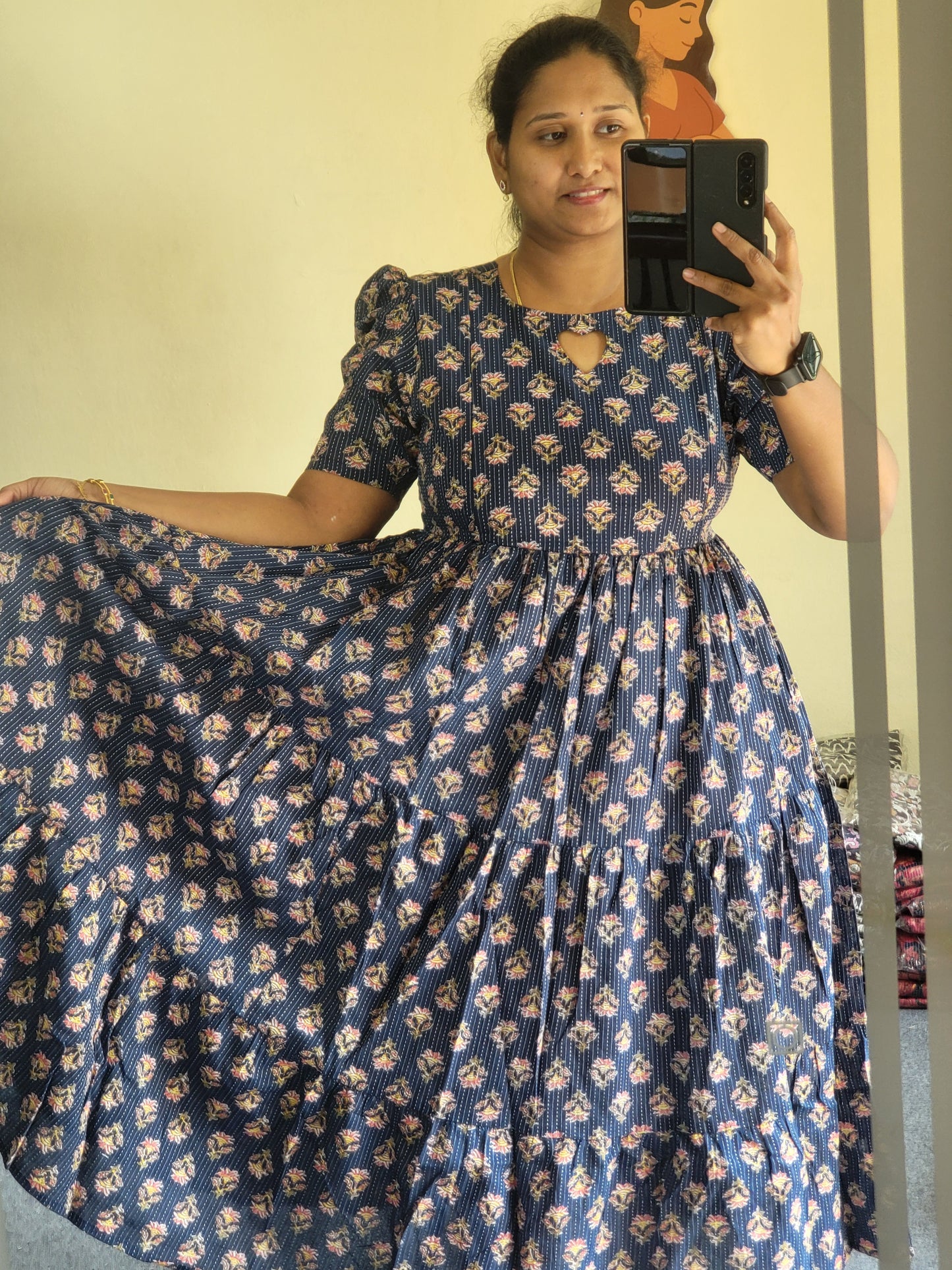 Kathawork feeding kurtis