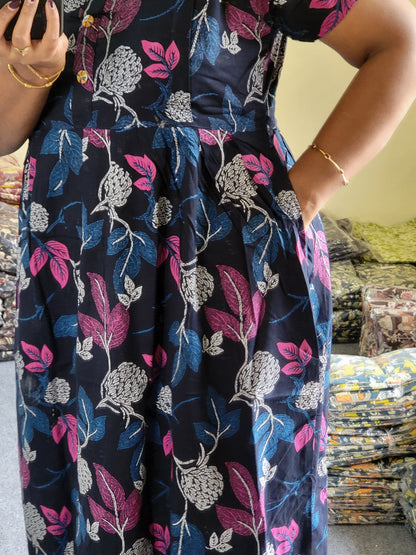 2 in 1 feeding frock/nighty