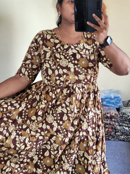 Kalamkaari feeding kurtis