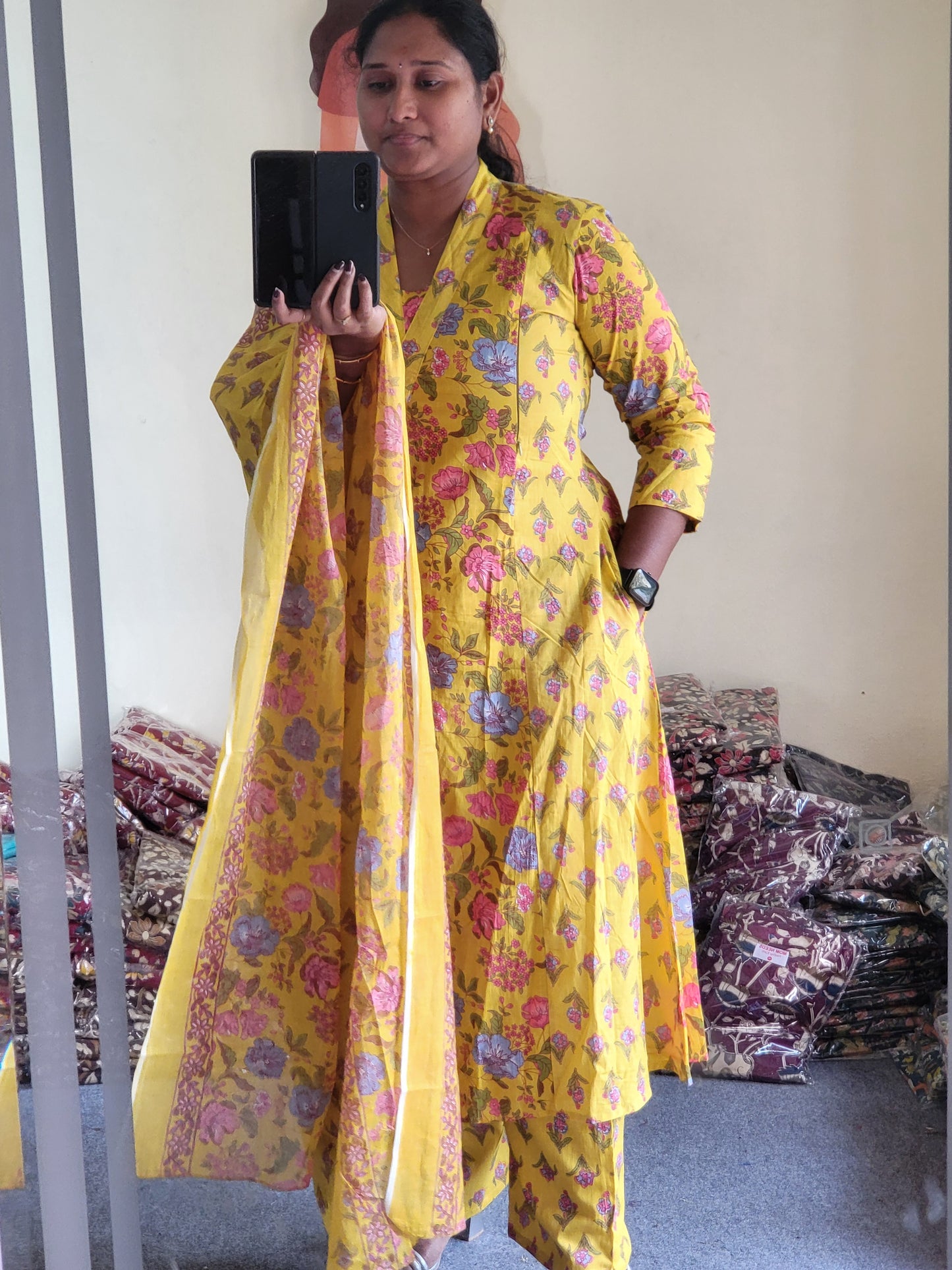 3Pc sets Feeding in A line Pattern