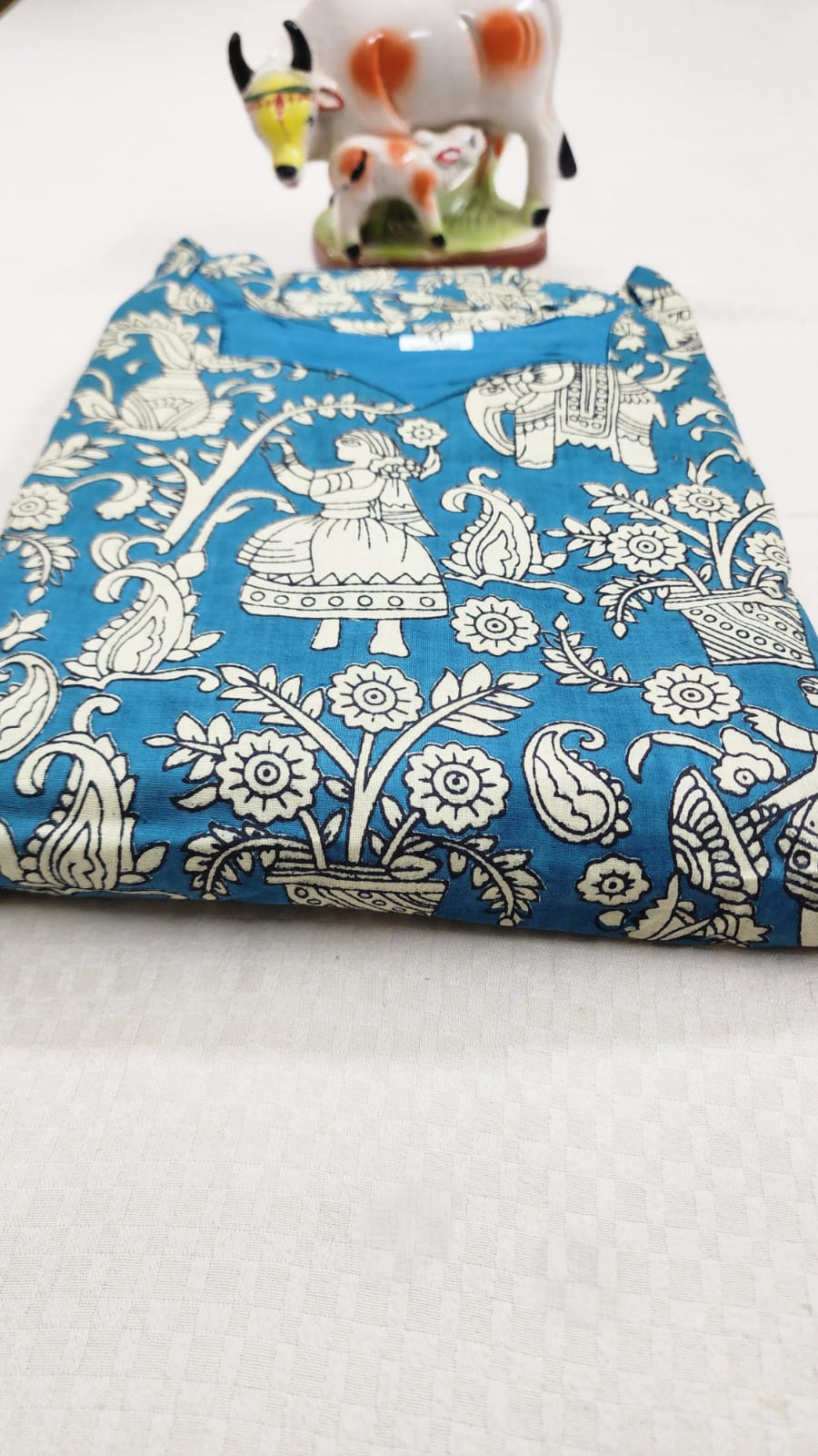Kalamkaari print feeding kurtis