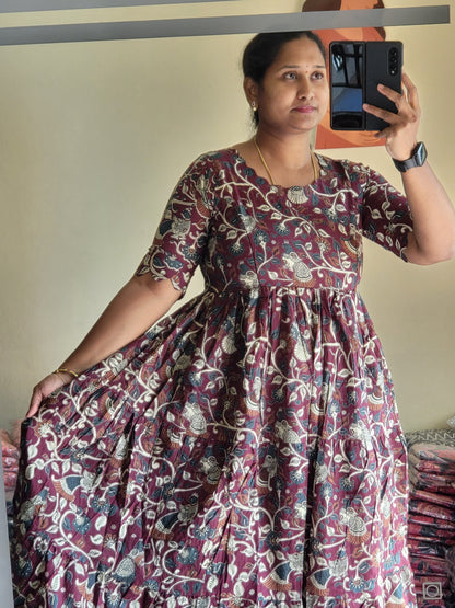 Kalamkaari feeding kurtis