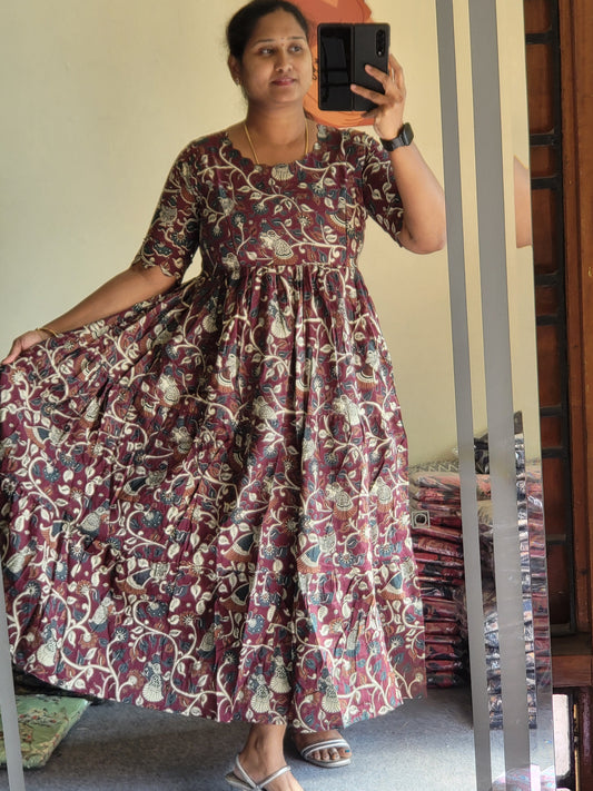 Kalamkaari feeding kurtis