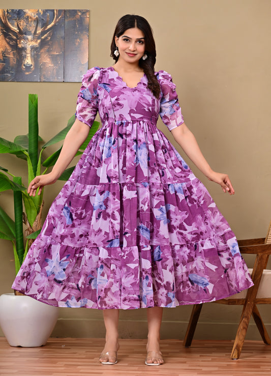 GORGETTE FEEDING KURTIS