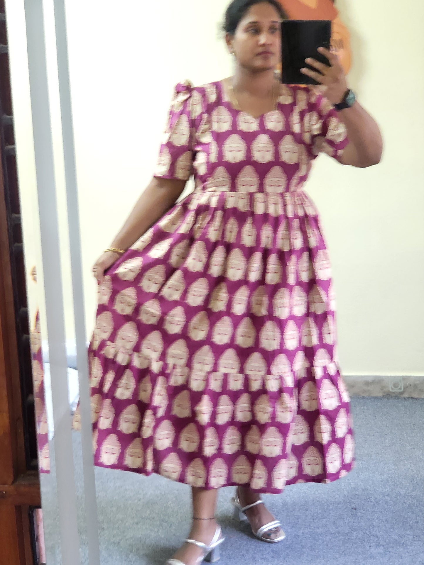 Kalamkaari print feeding kurtis
