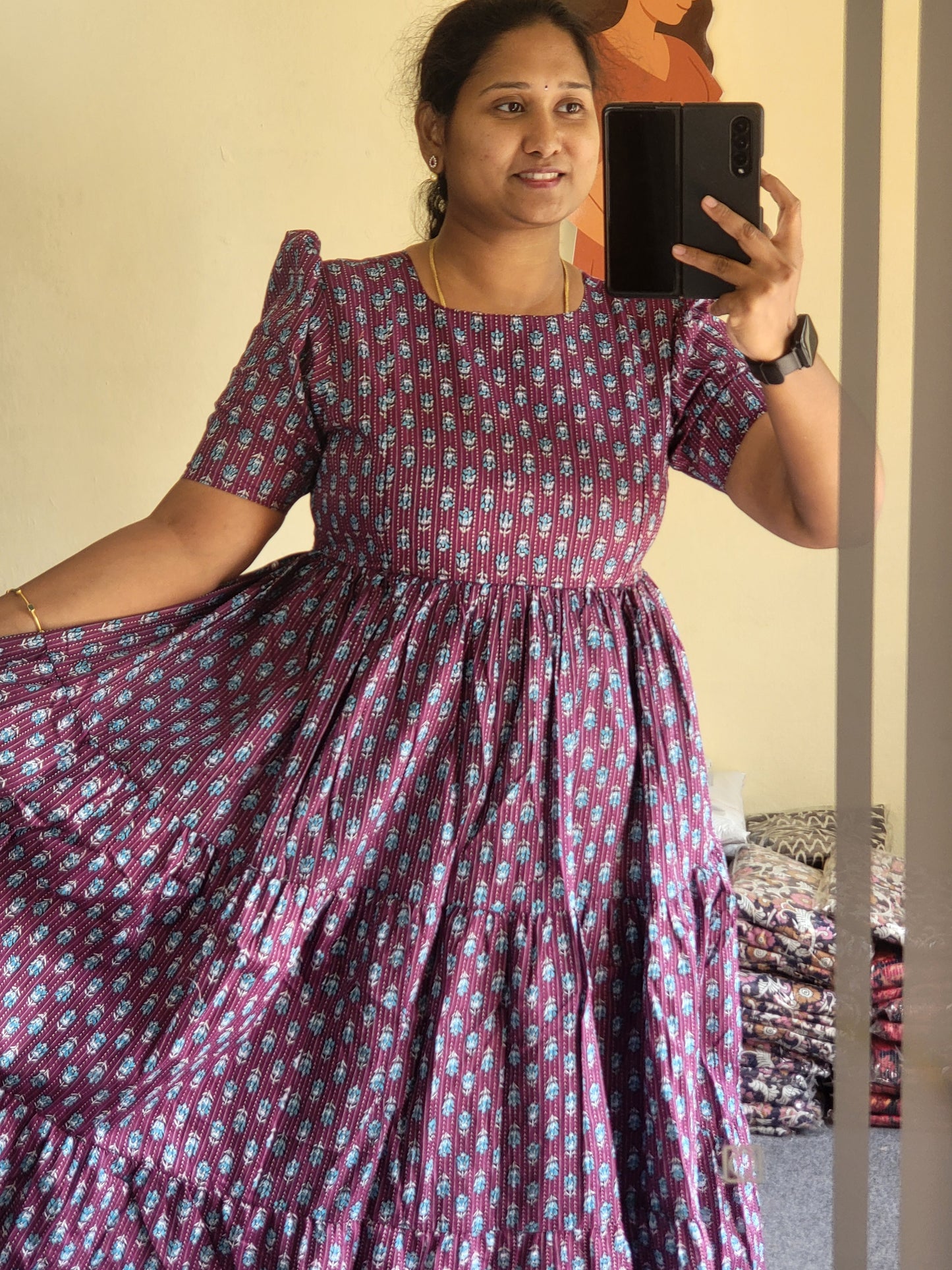 Kathawork feeding kurtis