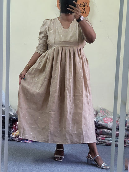 Festival wear feeding anarkali