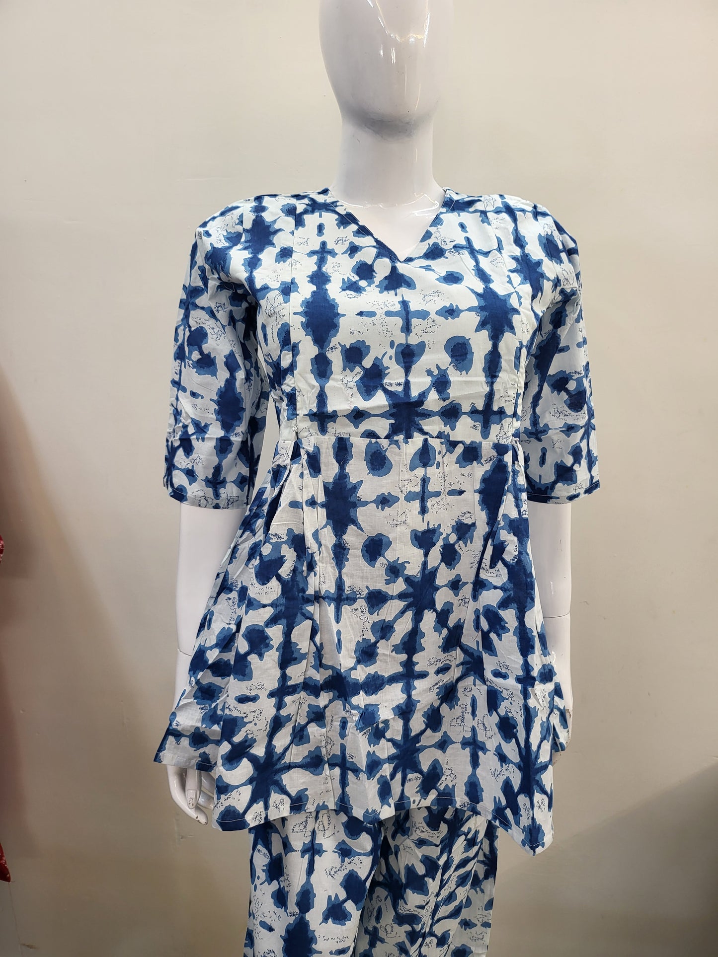 Feeding co-ord sets batik blue