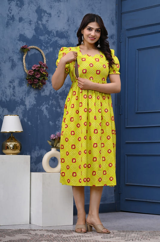 Pure cotton feeding Anarkali
