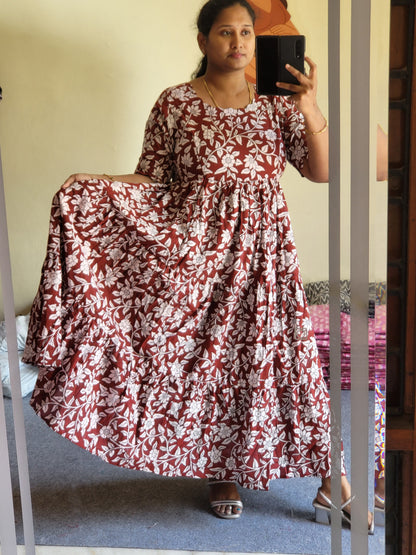 Kalamkaari feeding kurtis