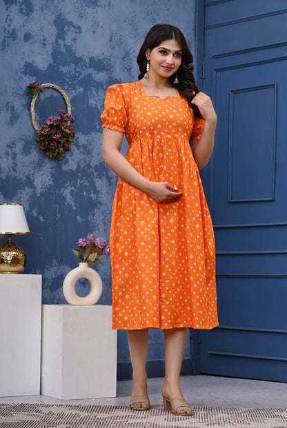Pure cotton feeding Anarkali