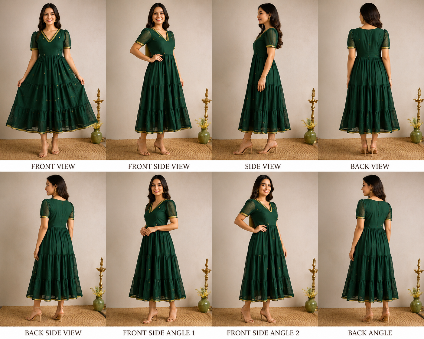 Narayanpet feeding frocks grn
