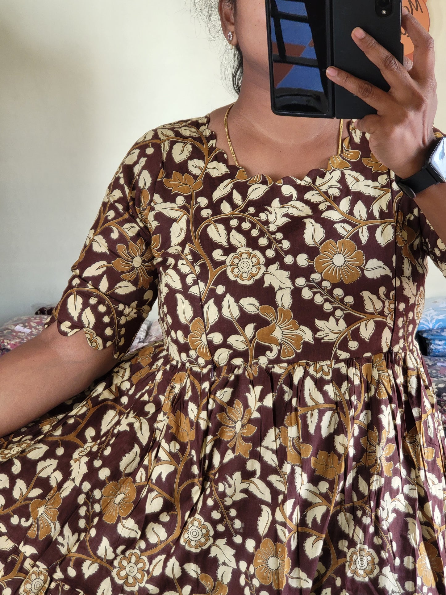 Kalamkaari feeding kurtis