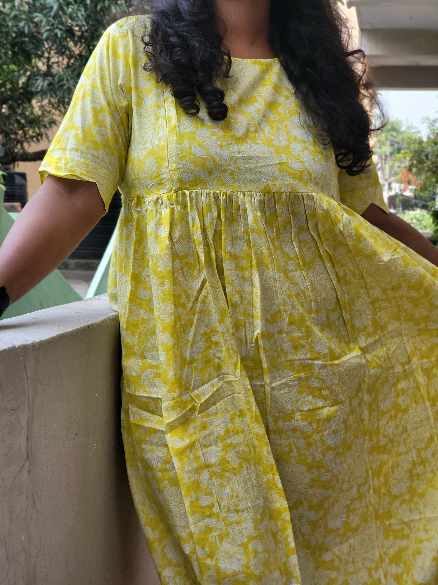 Cutwork feeding Anarkali Kurtis