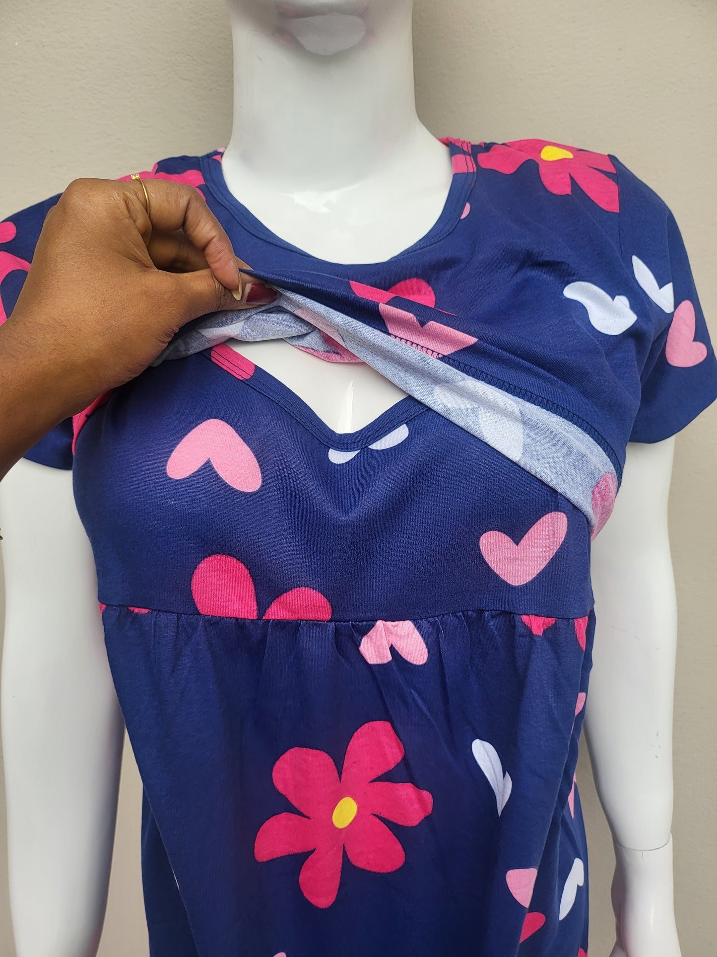 Pullup feeding dresses