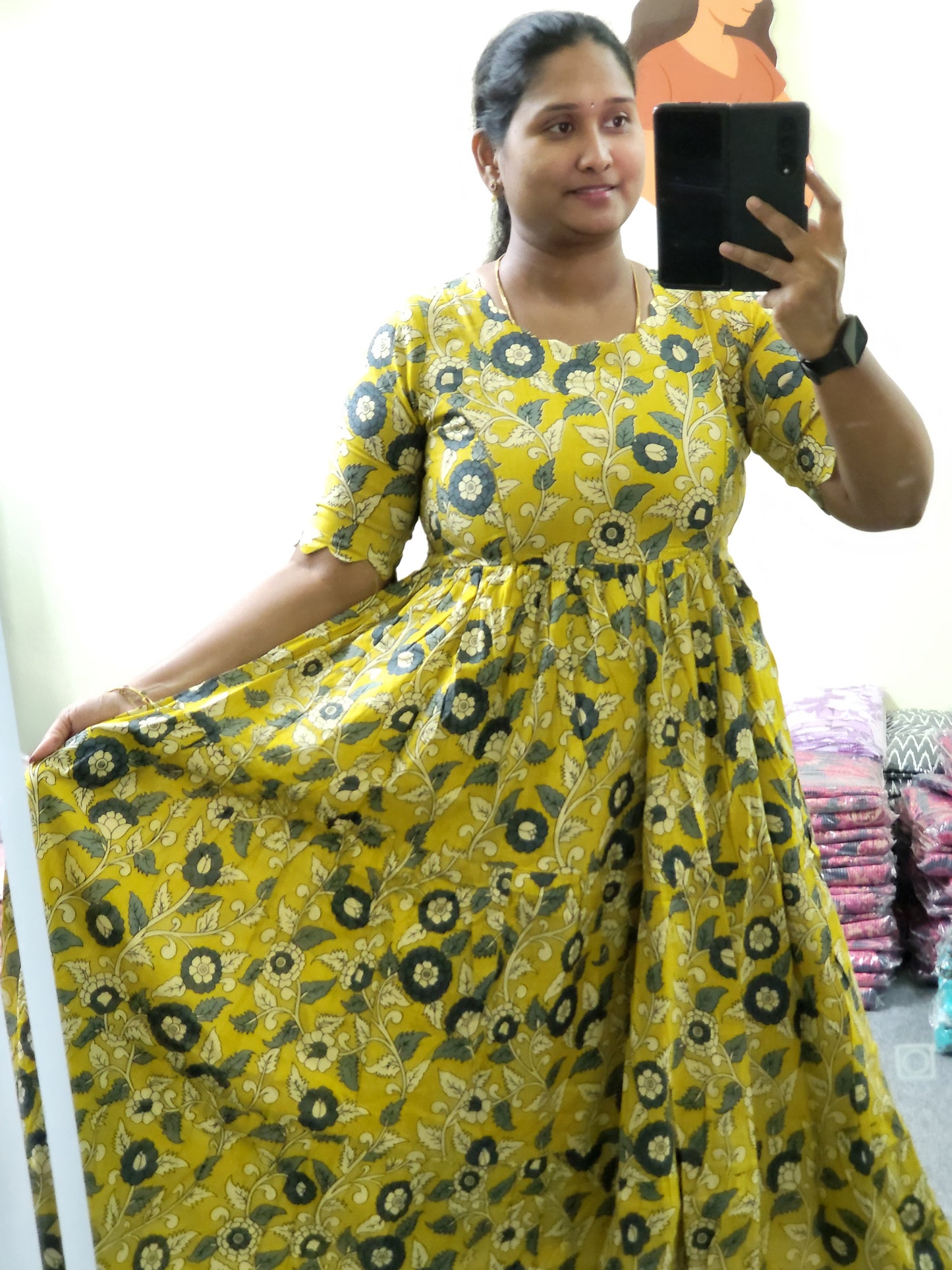 Feeding Kalamkaari Kurtis