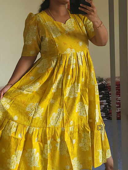 Modal chanderi feeding dresses