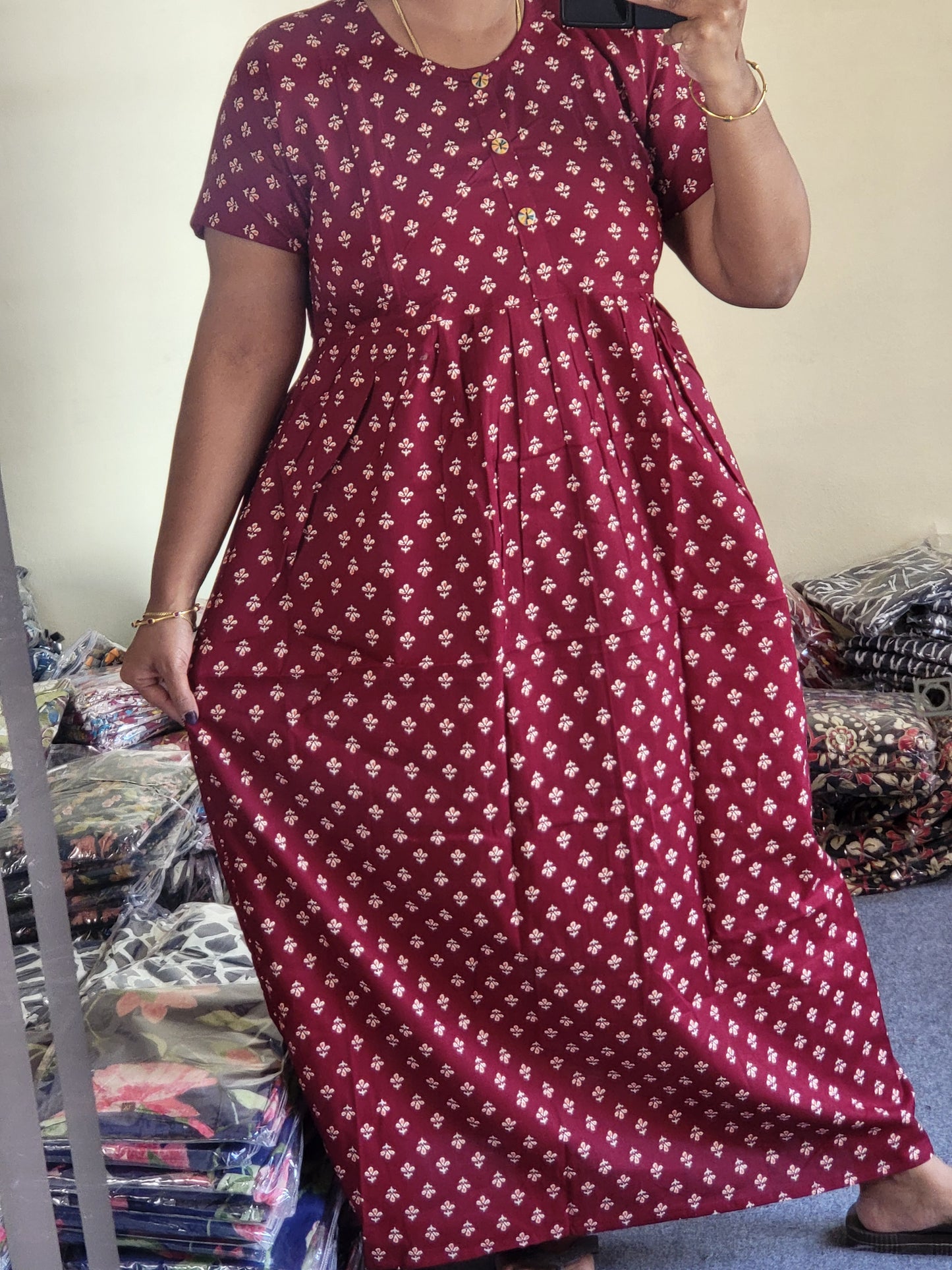 Feeding frock/nighties (2 in 1)