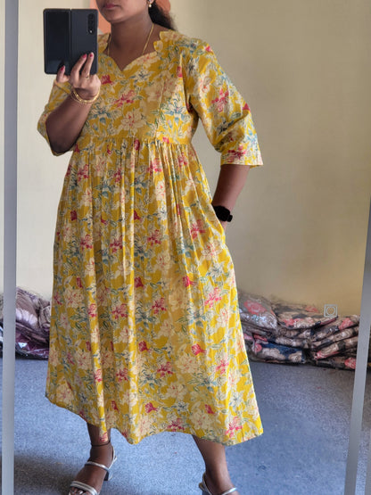 Full lining feeding kurtis