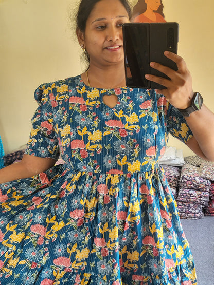 Kathawork feeding kurtis