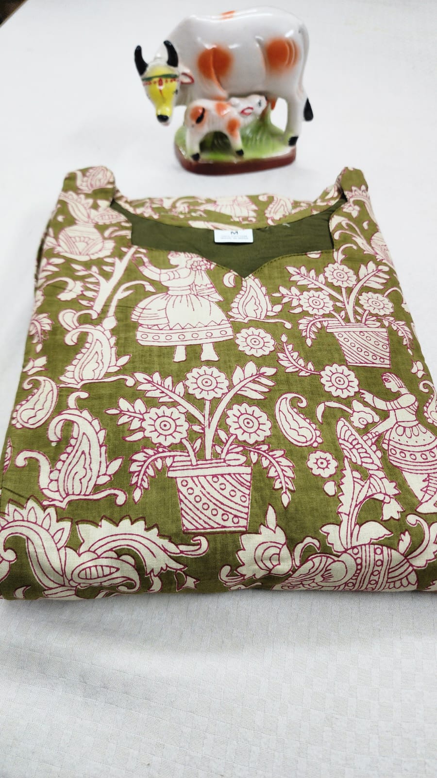 Kalamkaari print feeding kurtis