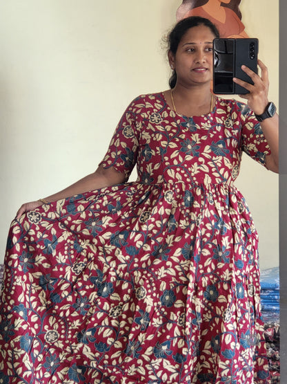 Kalamkaari feeding kurtis