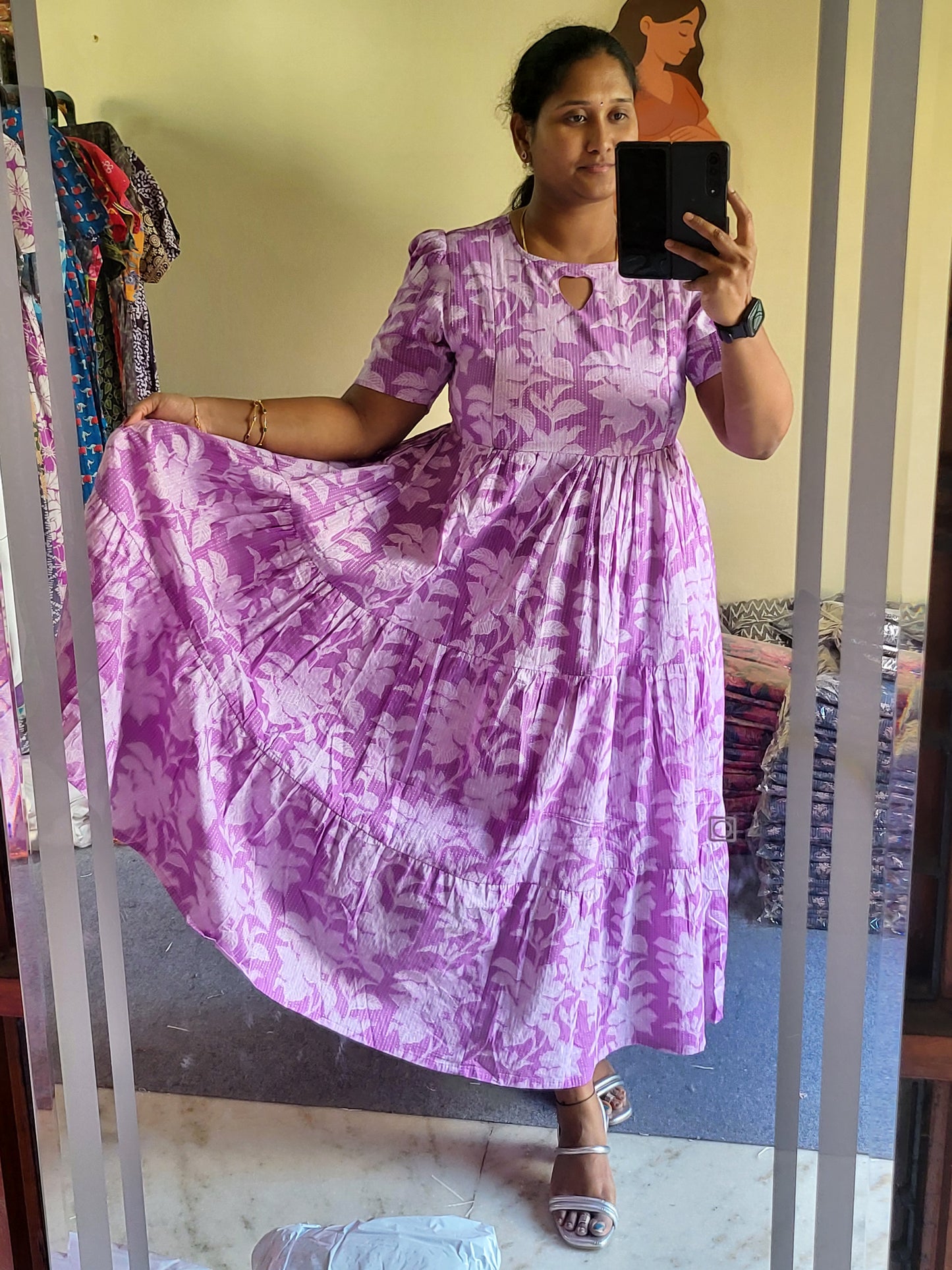 Kathawork feeding kurtis