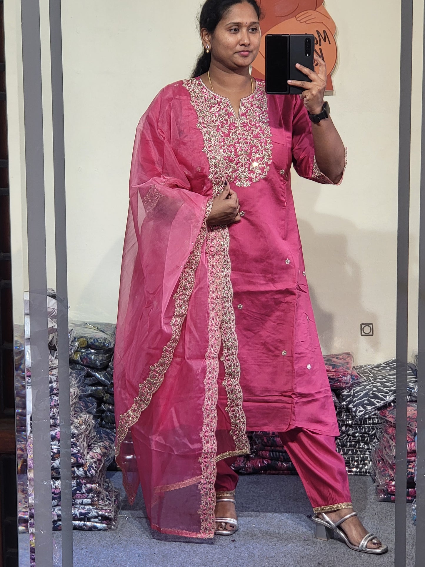 Partywear 3pc sets feeding