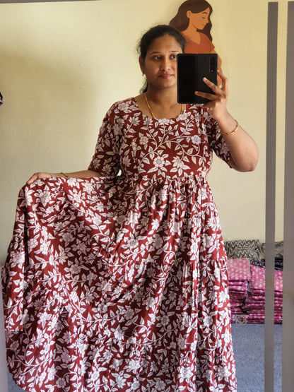 Kalamkaari feeding kurtis